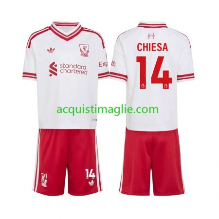 Divisa di Calcio Liverpool Federico Chiesa 14 Bambino Trasferta 2026/2027